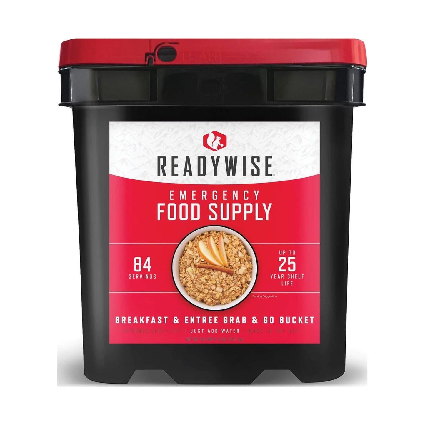 84 Serving Breakfast & Entree Grab & Go Bucket