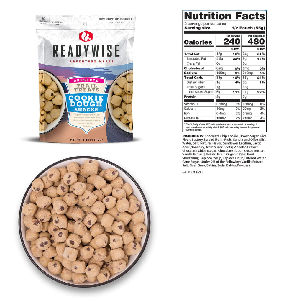 Trail Treats Cookie Dough Snacks Case of 6