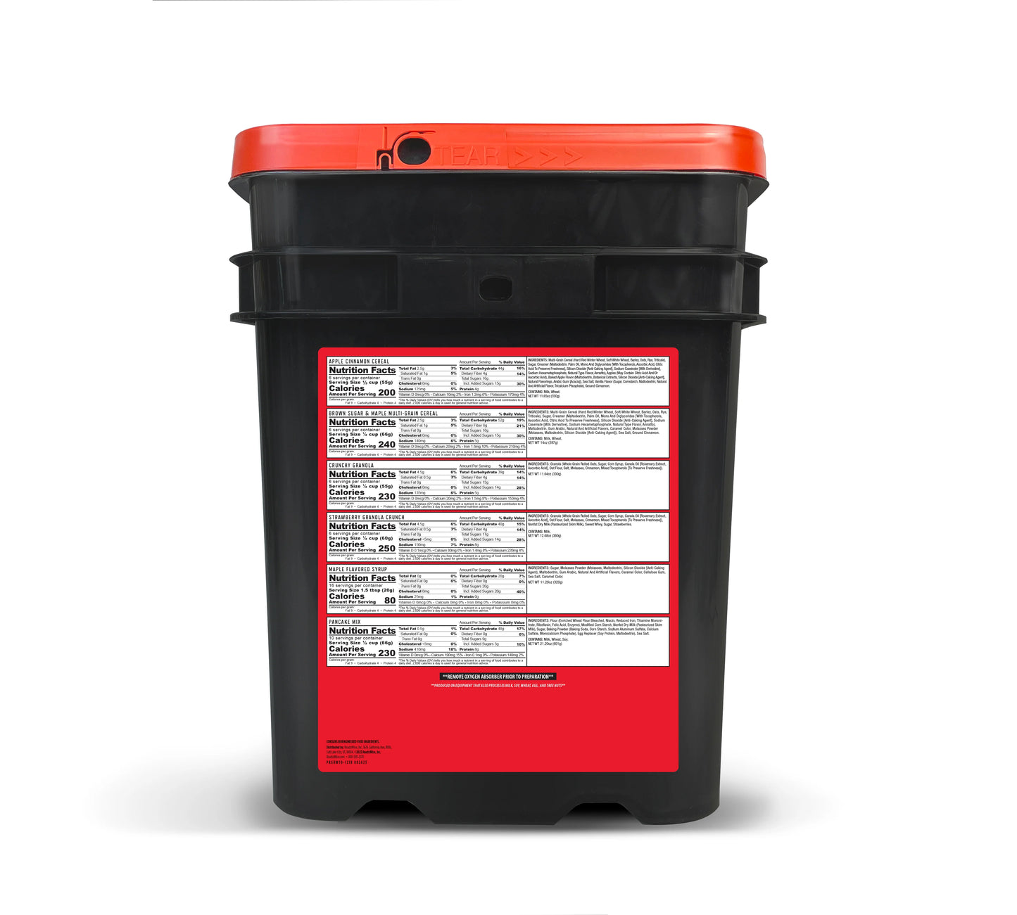 360 Servings of ReadyWise Emergency Survival Food Storage