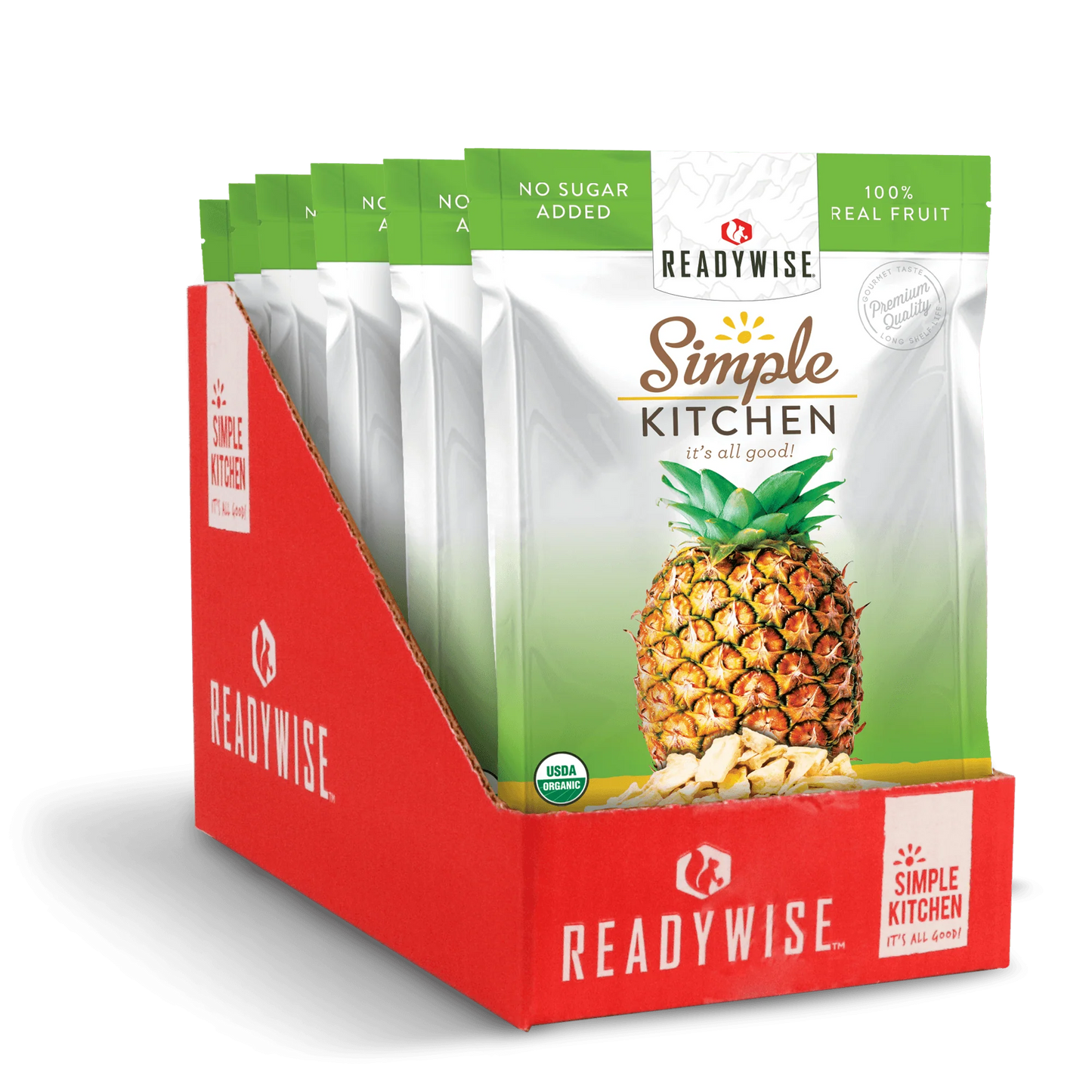 Simple Kitchen Organic Freeze-Dried Pineapples - 6 Pack