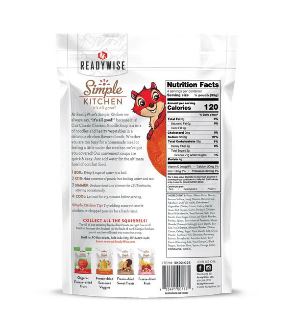 Simple Kitchen Classic Chicken Noodle Soup - 6 Pack