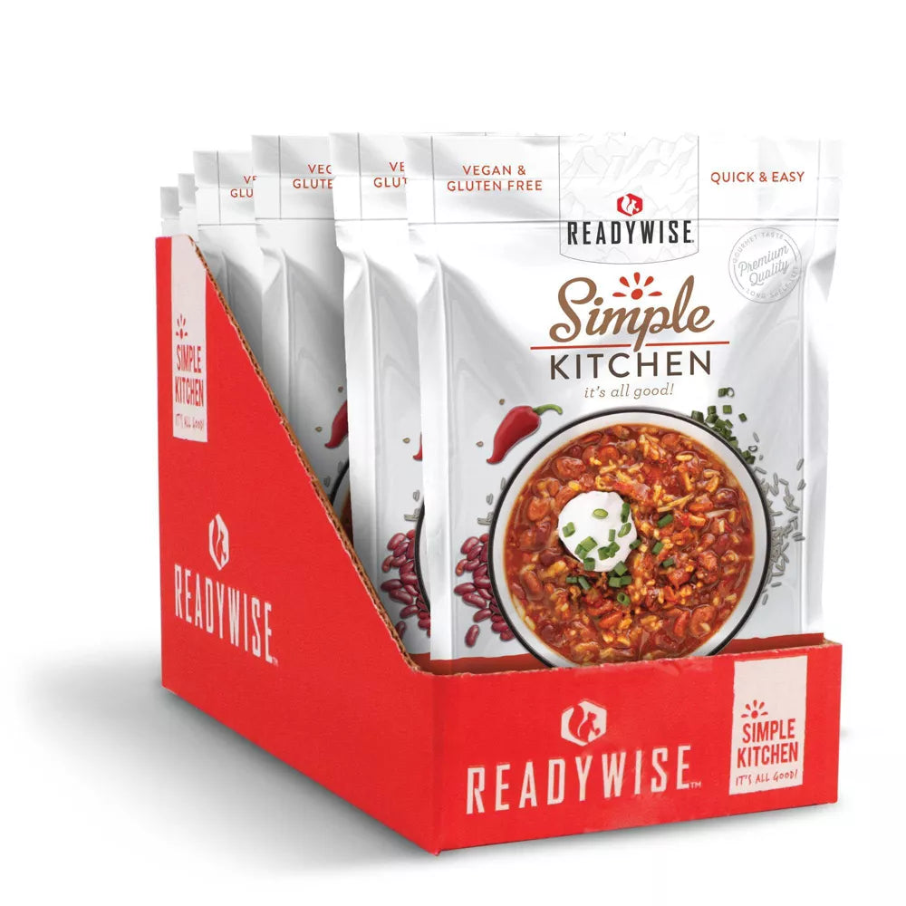 Simple Kitchen Hearty Veggie Chili Soup - 6 Pack