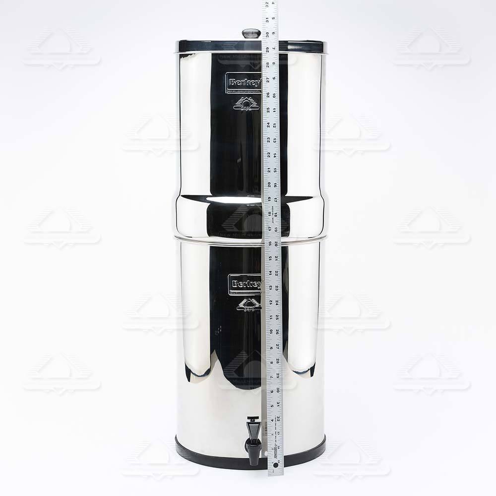 Crown Berkey Water Filter System Includes 2 Black Berkey Filters