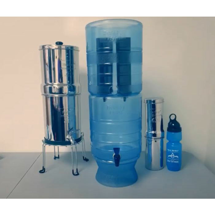Light Berkey Water Filter System Includes 2 Black Berkey Filters