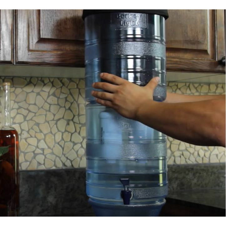 Light Berkey Water Filter System Includes 2 Black Berkey Filters