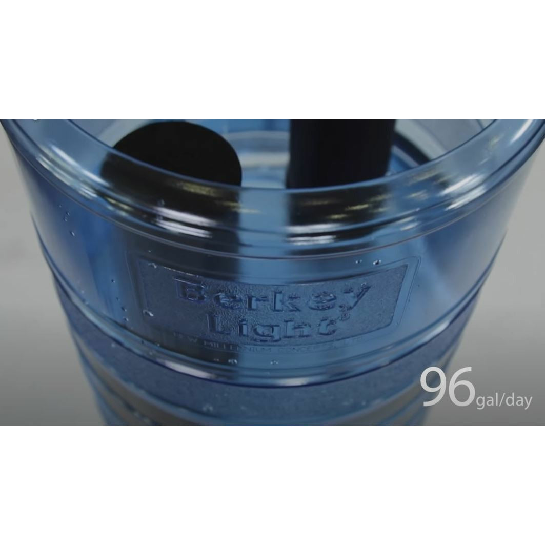 Light Berkey Water Filter System Includes 2 Black Berkey Filters