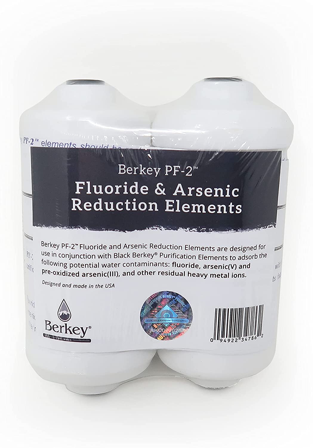 Combo Pack | 2 x PF2 Berkey Fluoride and 2 x BB9 Black Berkey Replacement Filters - 4 Filters Total