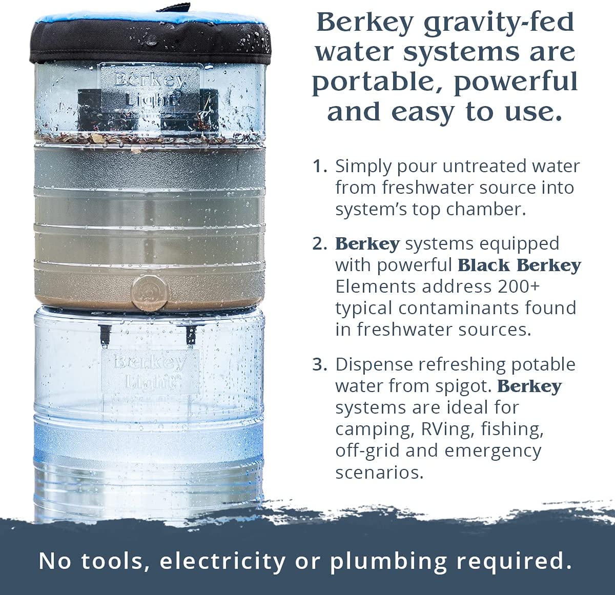 Combo Pack | 2 x PF2 Berkey Fluoride and 2 x BB9 Black Berkey Replacement Filters - 4 Filters Total