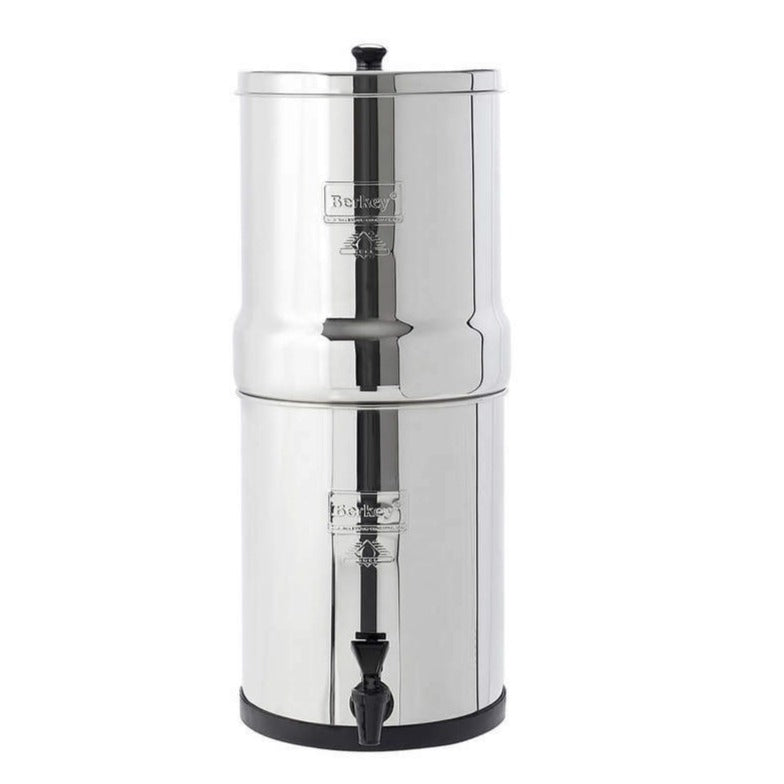 TRAVEL Berkey Water Filter System Includes 2 Black Berkey Filters