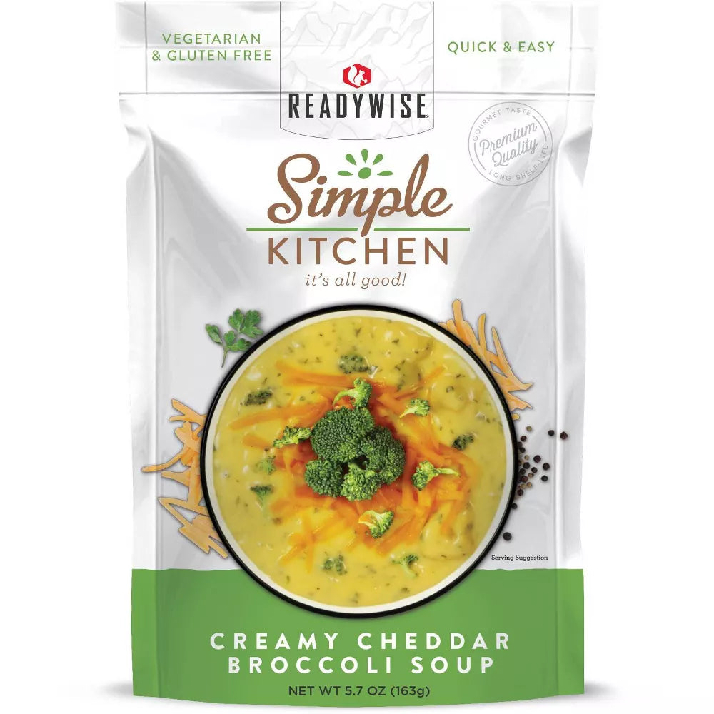Simple Kitchen Creamy Cheddar Broccoli Soup - 6 Pack