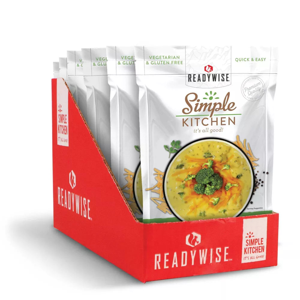 Simple Kitchen Creamy Cheddar Broccoli Soup - 6 Pack