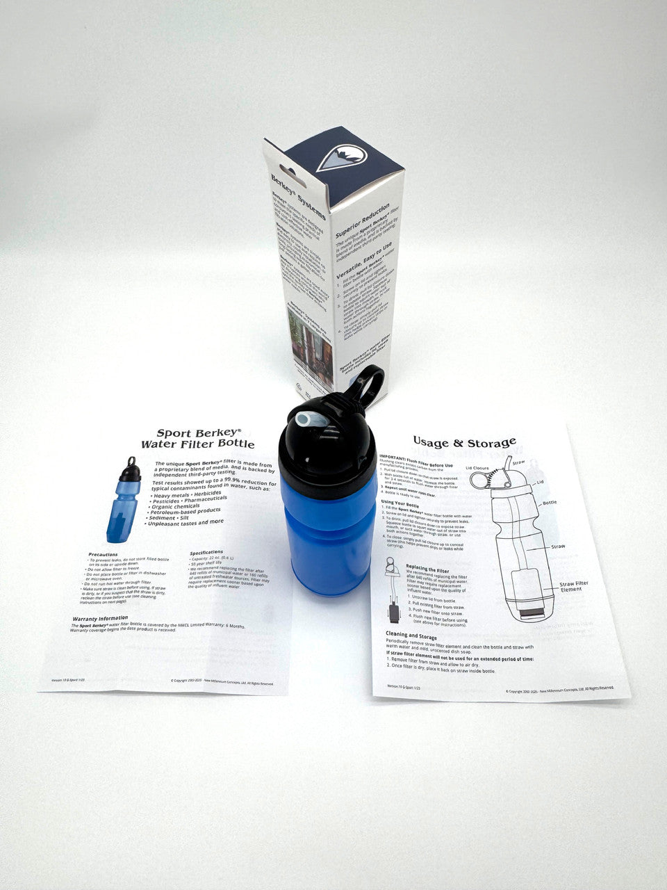 Sport Berkey Filtered Water Bottle BPA Free