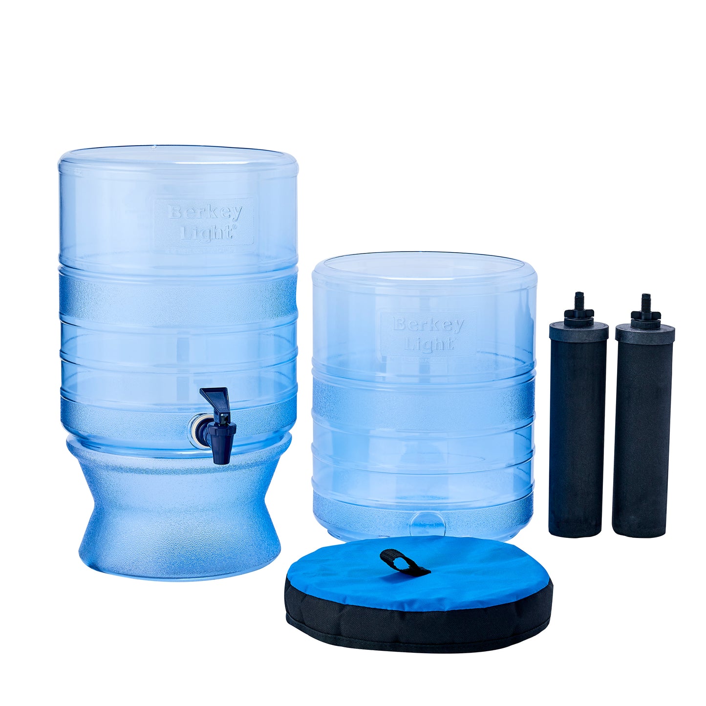 Light Berkey Water Filter System  Includes 2 Black Berkey Filters