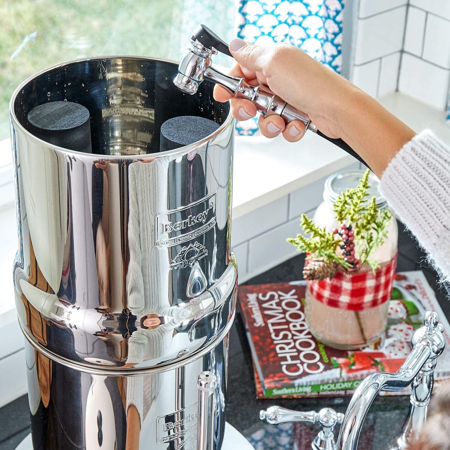 Filtro De Agua Con Sistema De Filtraci&oacute;n Por Gravedad AllSpares Compatible Con Berkey Black Y Berkey Bb9 2 92184915